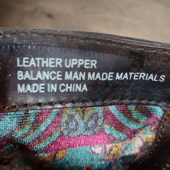 BORN CROWN Roxie Brown Crinkle Leather Tall Boots Size US 6.5 NWOT - Picture 9 of 10